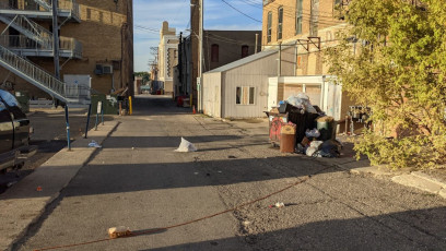 Our alleys have enormous unrealized potential. But it's hard to see with all the garbage in the way.